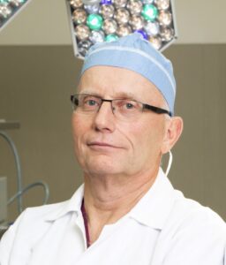 Nicholas Maxwell, MD with a surgical colleague