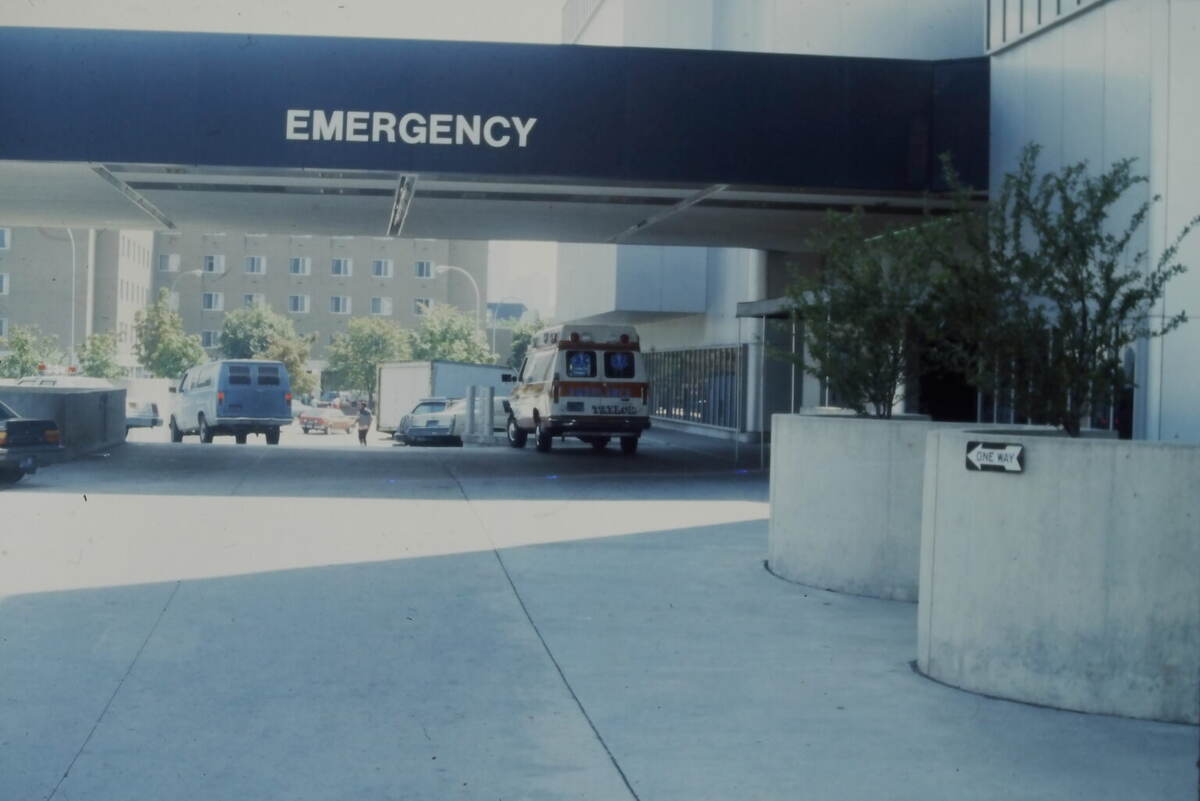 Detroit Receiving Hospital, 1985.
