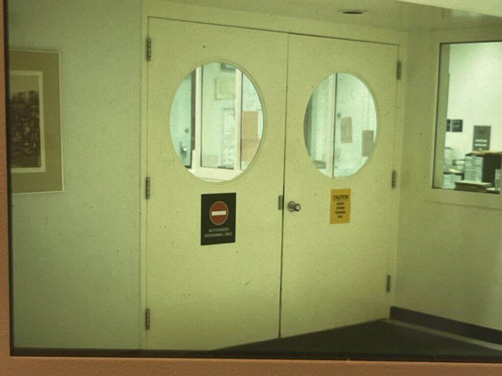 Doors into the OR.