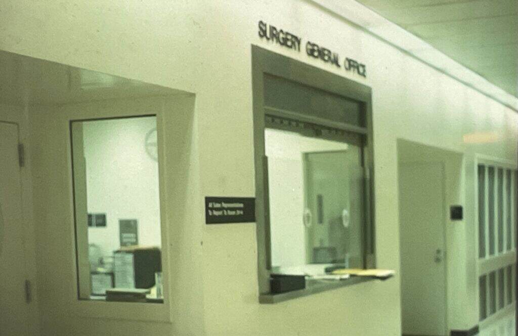 The front desk!