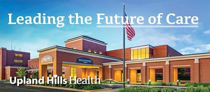 Upland Hills Health building in Dodgeville, Wisconsin